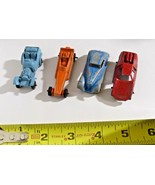 TOOTSIETOY metal cars lot of 4 WEDGE DRAGSTER, FIAT ABARTH, MERCEDES Vin... - $376.98 MXN