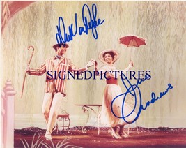 Mary Poppins Signed Autographed 8x10 Rp Photo Julie Andrews And Dick Van Dyke - £14.85 GBP