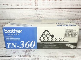 Genuine Brother TN-360 High Yield Black Toner Cartridge - Free Shipping - New - £39.27 GBP
