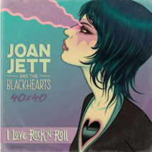 Joan Jett &amp; The Blackhearts 40 x 40 ~ RSD 2021 ~ Graphic Book + 7” Vinyl ~ New! - £31.35 GBP