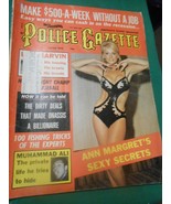 Collectible POLICE GAZETTE June 1975 ANN MARGRET-Mohammad Ali-Jackie Rob... - £21.57 GBP