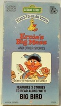 Sesame Street Ernie&#39;s Mess VHS Tape Children&#39;s Video - £3.86 GBP