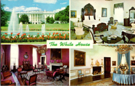The White House South Front Multiview Interior Washington DC Postcard VTG (B7) - £4.29 GBP