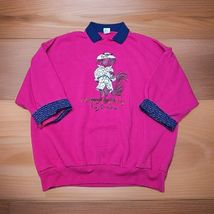 Jerzees Vtg 90's Custom Collar Foxy Grandma Sweatshirt Womans Sz 2XL Cot... - $34.65
