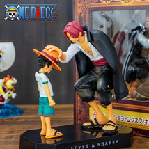 18cm One Piece Anime Figure Four Emperors Shanks Straw Hat Luffy Action ... - $256.28 MXN