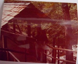 Vtg Covered Bridge The Flume Franconia Notch Nova Scotia Canada 1984 Col... - $1.99