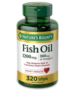 Nature&#39;s Bounty Fish Oil Softgels 1200 mg, 320 Count - $39.59