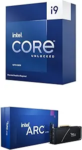 Intel Core I9-13900Kf Gaming Desktop Processor + Intel Arc A750 Graphics... - $1,264.99