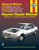 Haynes 38025 GM Repair Manual 85-98 Skylark, Somerset, Achieva, Calais, ... - £8.85 GBP
