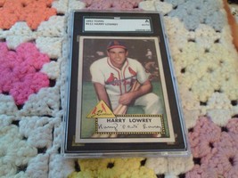 1952 Topps Harry &quot; P EAN Uts &quot; Lowrey # 111 Sgc Authentic !! - £23.69 GBP