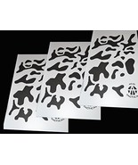 Acid Tactical 3 Pack - 9x14&quot; Camouflage Airbrush Spray Paint Stencils - ... - $17.35 CAD