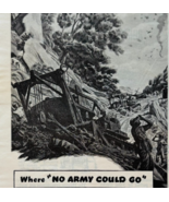 1944 Caterpillar Diesel Advertisement WW2 Era Industrial Machinery E90E3 - $460.52 MXN