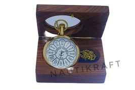 Sail through Time in Styl:Marine Anchor 1912 Pocket Watch- A Vintage Chr... - £17.50 GBP