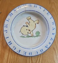 Antique c1913 Kewpie Baby Feeding Dish by D E McNicol PAT Liverpool OH Ironstone - £73.53 GBP