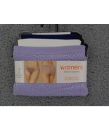 WARNERS BLISSFUL BENEFITS 3 PACK MICRO HIPSTER PANTIES XXXL 10 PURPLE WH... - £10.35 GBP