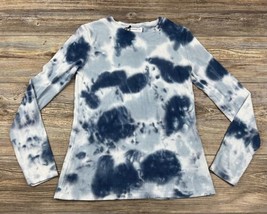 For the Republic Long Sleeve Tie Dye Thermal Knit Top Shirt Size Small NWT - £11.05 GBP