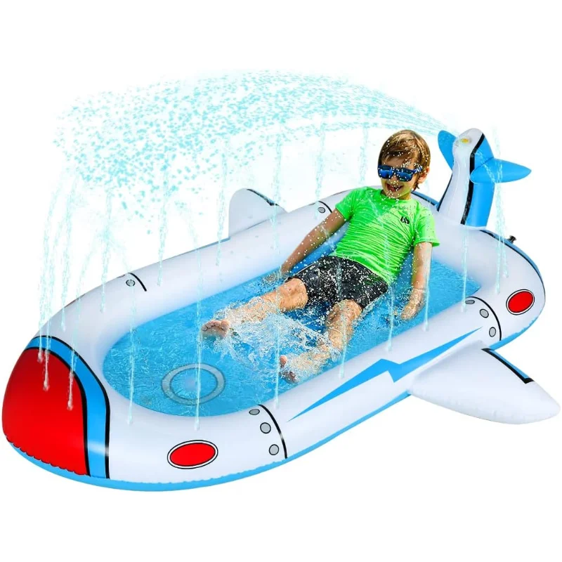 Sprinkler for Kids Outdoor Water Toys Baby Splash Pad Inflatable Kiddie Pool for - £54.37 GBP+