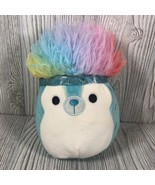 Squishmallows 6&quot;  Jerry the Teal Hedgehog soft plush - £6.74 GBP