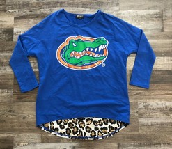 Gameday Couture Womens Small Florida Gators Blue &amp; Camo Oversized Shirt - $18.52