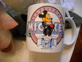 * 1988 Disney Mickey Mouse 60 Years With You Anniversary Large Mug - £13.93 GBP