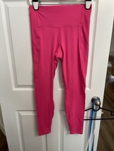Women&#39;s Brushed Sculpt High-Rise Leggings All in Motion Neon Pink Large NWT - £11.84 GBP