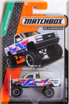 Matchbox - Chevy K1500: MBX Explorers #40/120 (2014) *White / Wheel Variant* - $4.00