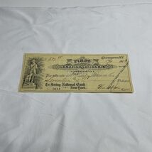 1913 The First National Bank Of Cooperstown NY Check #2611 KG JD - $11.88