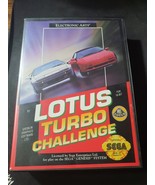 Sega Genesis Lotus Turbo Challenge Complete Tested 1992 Registration Card Poster - $107.79
