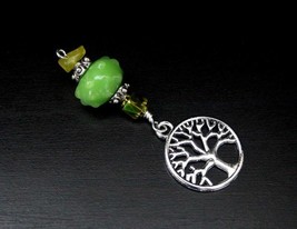 Green Jade Spring Meadow Tree of Live Blessingway bead - Mother Blessing, baby s - £11.74 GBP