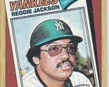 G) 1987 Topps Baseball Trading Card - Reggie Jackson #312 - $36.52 MXN