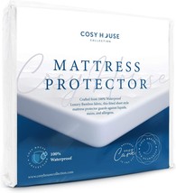 Cosy House Collection Queen Size Luxury Bamboo Mattress Protector - 100% - $47.54