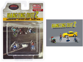 Hanging Out 2 6 piece Diecast Figure Set 4 Figures 1 Seat 1 Cooler Limited Editi - £18.79 GBP