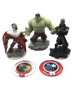 Disney&#39;s Infinity  Marvel Falcon, Hulk and Nick Fury &amp; 2 Power Discs - $18.95