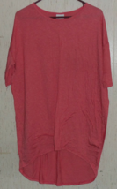 Nwt Womens Lu La Roe &quot;Irma&quot; Salmon Heather Knit Top Size S Made In Usa - £22.32 GBP