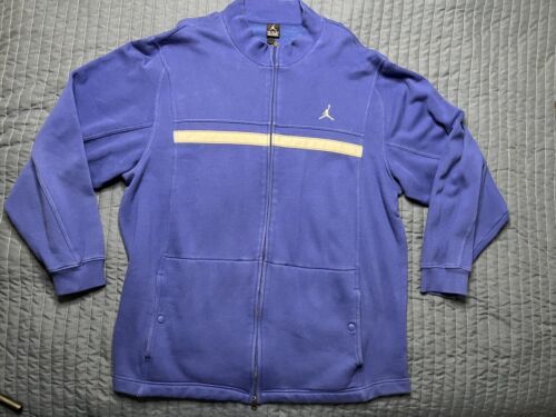 Primary image for Nike Air Jordan Full Zip Jacket Men’s XXL 2XL Blue