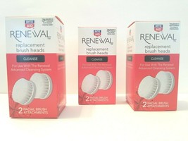 3 Rite Aid Renewal Advanced Cleansing System Facial Replacement Brush He... - £15.60 GBP
