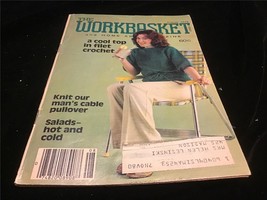 Workbasket Magazine August 1979 Crochet a Filet Stitch Tunic, Knit Cable Pullove - £5.92 GBP