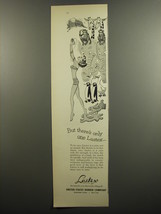 1952 United States Rubber Company Lastex Yarn Ad - But there's only one Lastex - $18.49