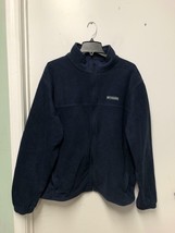 Columbia Men&#39;s Granite Steens Mountain Fleece Jacket Navy 1559441 Size X... - $19.92