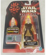Star Wars Episode I Ki-Adi-Mundi With lightsaber CommTech Figure Hasbro ... - £15.32 GBP