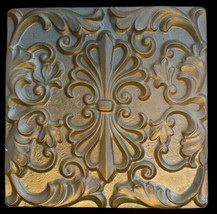 Elegant Decorative Kitchen Backsplash Tile in Bronze finish Wall sculpture - $19.79
