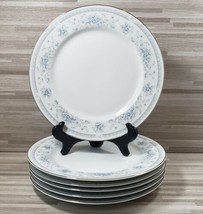6-American Limoges &quot;Bridal Bouquet&quot; 10.25&quot; Dinner Plates White - £29.77 GBP