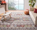 SAFAVIEH Amsterdam Collection 11&#39; x 11&#39; Square Light Grey/Multi AMS108G ... - $350.99