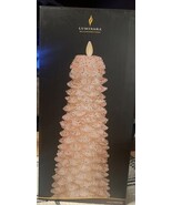 Luminara Ltd Ed White Swan Flameless Sparkle Candle North Tree Large 5.6... - $2,025.29 MXN