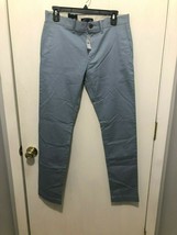 NWT J Crew Factory Slim-fit Flex Khaki Pant Men&#39;s SZ 29X32 NEW Blue - $23.75