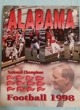 1998 Alabama Football Media Guide - $6.90