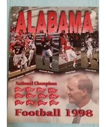 1998 Alabama Football Media Guide - $9.43 CAD