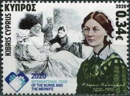 Cyprus 2020. Florence Nightingale (1820-1910) (MNH OG) Stamp - £0.79 GBP