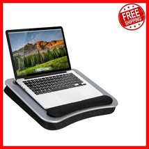 Luxury Memory Foam Lap Desk with Wrist Rest - Fits 15.6&quot; Laptops - Silve... - $660.61 MXN