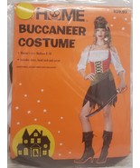 NEW Adult Women Halloween Costume, PIRATE, BUCCANEER DRESS.HEAD SASH,COR... - £23.87 GBP